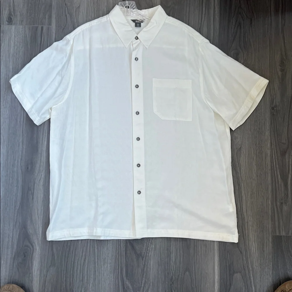 Royal Robbins San Juan Dry Off White Button Down Shirt, Men’s XL, 89% Modal - Picture 2 of 9